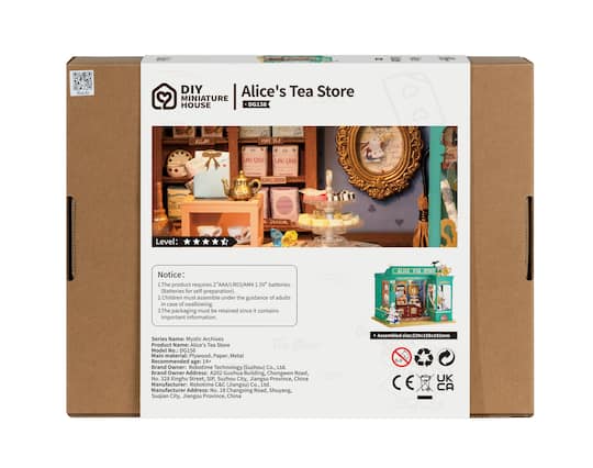 Rolife® Alice's Tea Store DIY Miniature House Kit